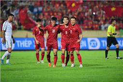 Giao hữu: Đội tuyển Việt Nam thắng Palestine 2-0
